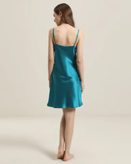 Close Fitting Silk Nightgown