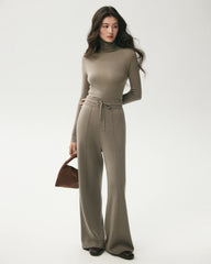 100% Merino Wool Funnel Neck Top