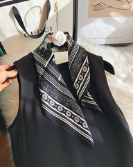 Equestrian Paisley Print Silk Scarf