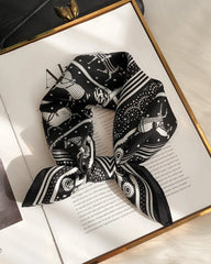 Equestrian Paisley Print Silk Scarf