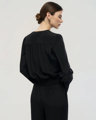 22 Momme Silk Shirt and Straight Pants Set