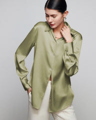 30 Momme Women's Slouchy Silk Shirt