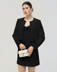 40 Momme Silk Cropped Jacket