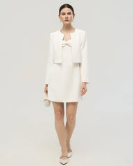 40 Momme Silk Cropped Jacket