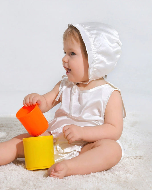 Sleeveless Baby Silk Onesies