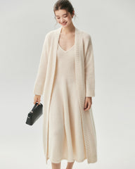 Cashmere Silk Belted Wrap Cardigan