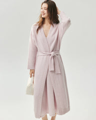 Cashmere Silk Belted Wrap Cardigan