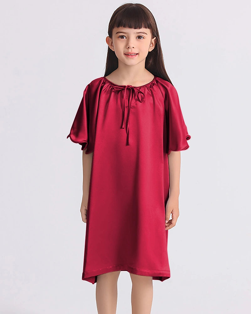 Bat-sleeved Nightdress for Girls - DAISYSILK UK