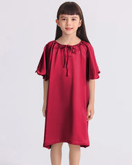 Bat-sleeved Nightdress for Girls - DAISYSILK UK