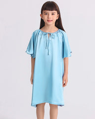 Bat-sleeved Nightdress for Girls - DAISYSILK UK