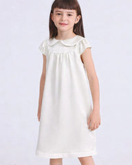 Kids Baby Girl Silk Nightgown - DAISYSILK UK
