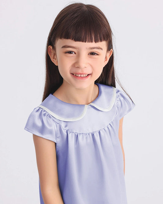 Kids Baby Girl Silk Nightgown - DAISYSILK UK