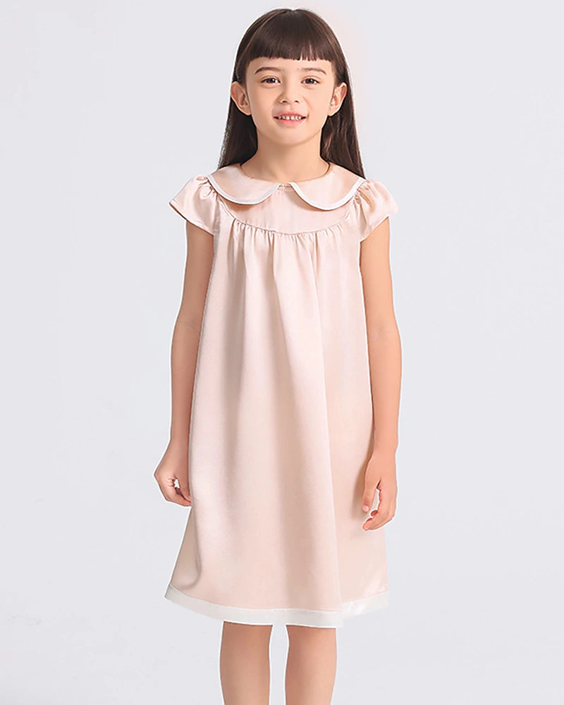 Kids Baby Girl Silk Nightgown - DAISYSILK UK