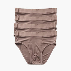 4Pcs Men's Silk Knit Briefs
