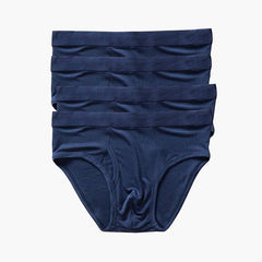 4Pcs Men's Silk Knit Briefs