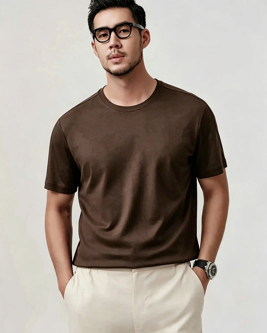 Men's Relaxed Fit Silk Jersey