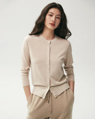 100% Merino Wool Button Up Cardigan