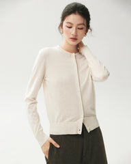 100% Merino Wool Button Up Cardigan