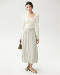 100% Merino Wool Wide Neck Sweater