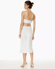 Elegant Knee-Length Silk Skirt - DAISYSILK UK