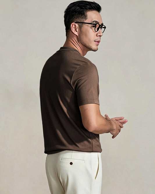 Men's Slim Fit Silk Jersey