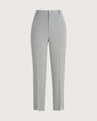 Triacetate Slim Fit Ankle Pants