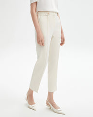 Triacetate Blazer and Ankle Pants Suit Set