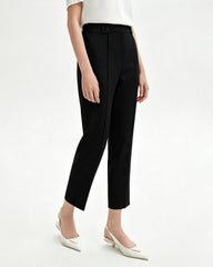 Triacetate Blazer and Ankle Pants Suit Set