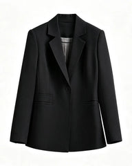 Triacetate Silk Lined Tailored Blazer