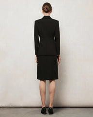 Triacetate Silk Lined Tailored Blazer