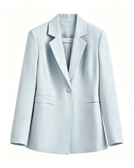 Triacetate Silk Lined Tailored Blazer