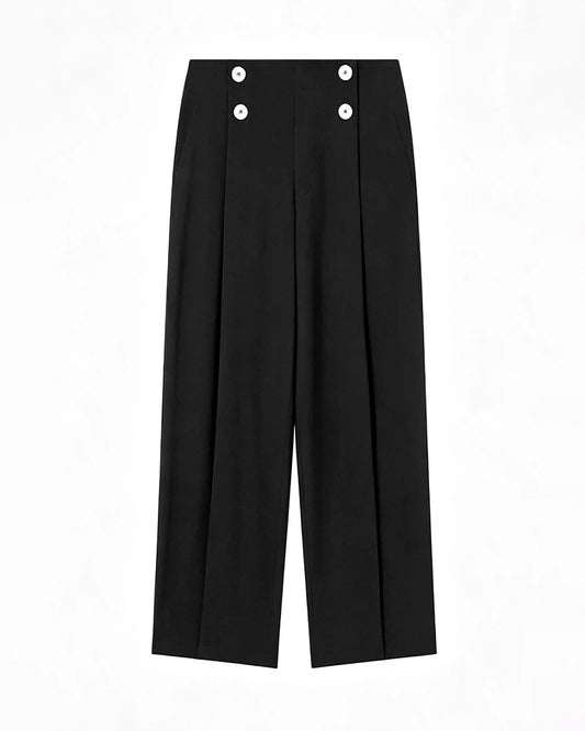 Triacetate Tailored Wide Leg Trousers