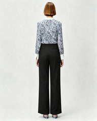 Triacetate Tailored Wide Leg Trousers