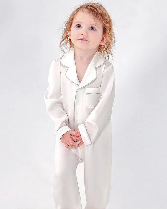 Luxury Silk Baby Unisex Onesie