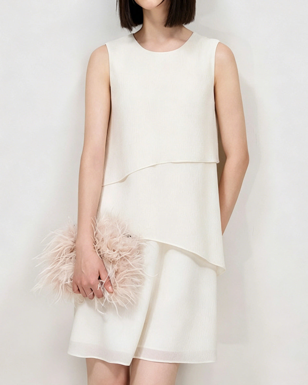 19 Momme Silk Layered A Line Dress