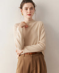 Women’s Half Mock Neck Cashmere Sweater