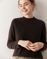 Women’s Half Mock Neck Cashmere Sweater