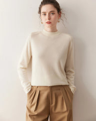 Women’s Half Mock Neck Cashmere Sweater
