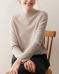 Women’s Half Mock Neck Cashmere Sweater