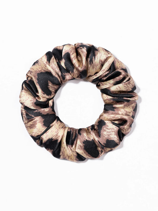 Leopard Fashion Silk Hair Bands Scrunchy