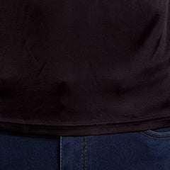 Men's Basic Style Silk Knit T-Shirt