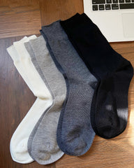 Men’s Cashmere Blend Right Angle Crew Socks
