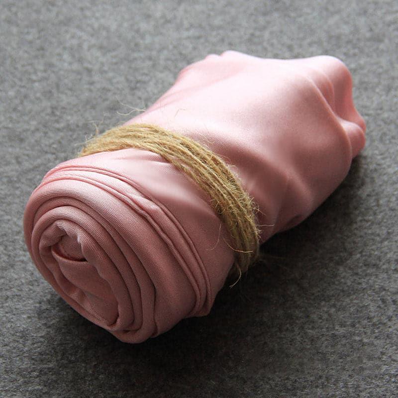 Mulberry Silk Long Thermal Underwear Set for Women Pink