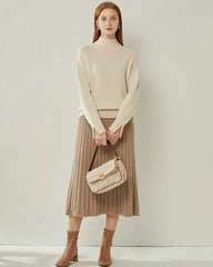 Oversized Turtleneck Cashmere Sweater