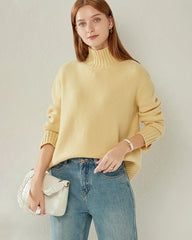 Oversized Turtleneck Cashmere Sweater