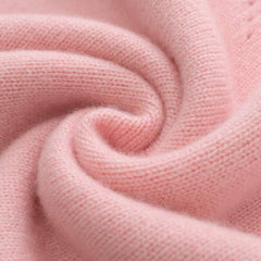 Round Neck Short-Sleeved Cashmere Sweater