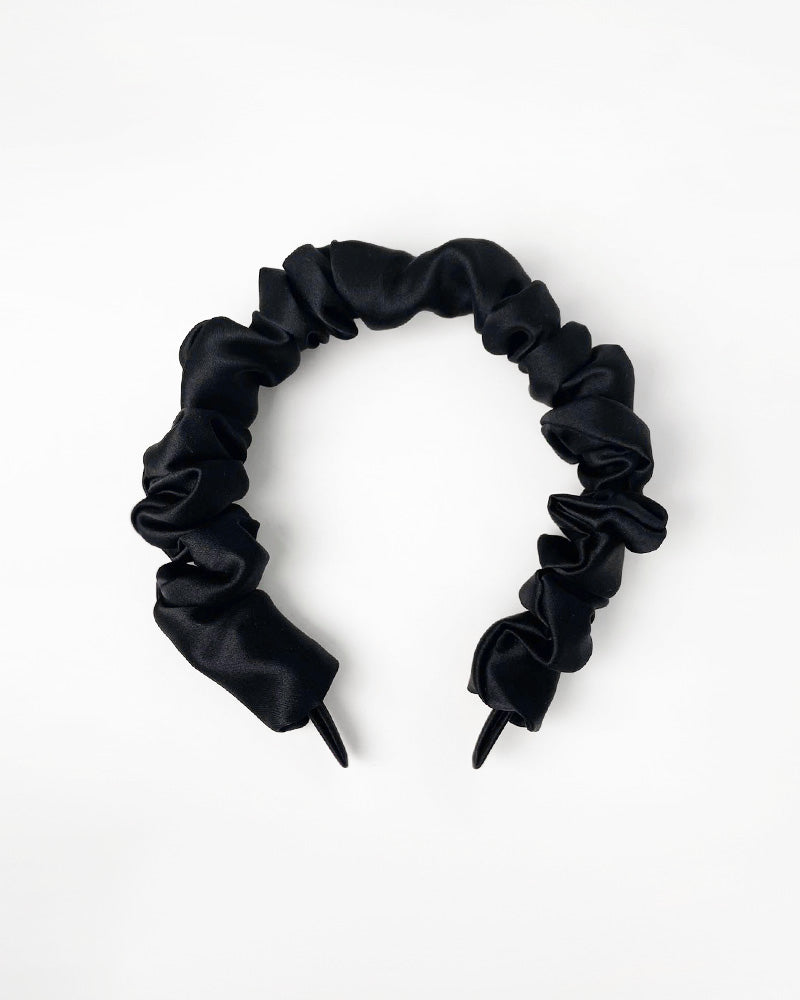 Silk 3.5cm Pleats Hairband