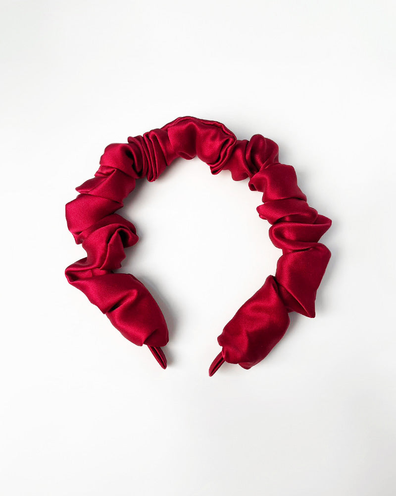 Silk 3.5cm Pleats Hairband - DAISYSILK UK