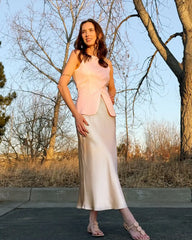 22 Momme Silk Maxi Skirt