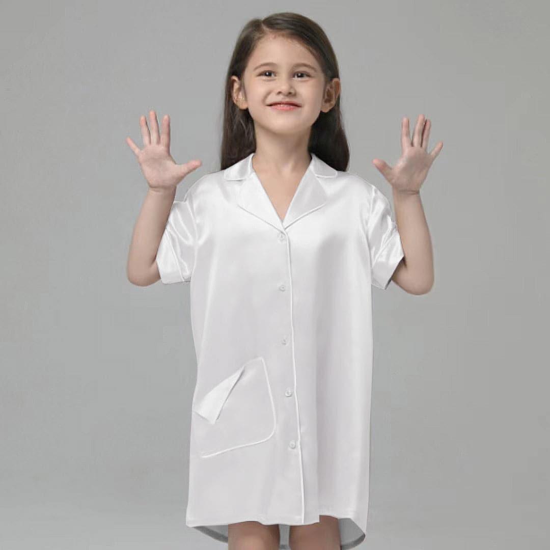 Silk Nightshirt For Girls
